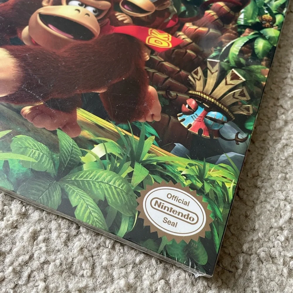 Nintendo Donkey Kong Country Returns Guide Book Sealed